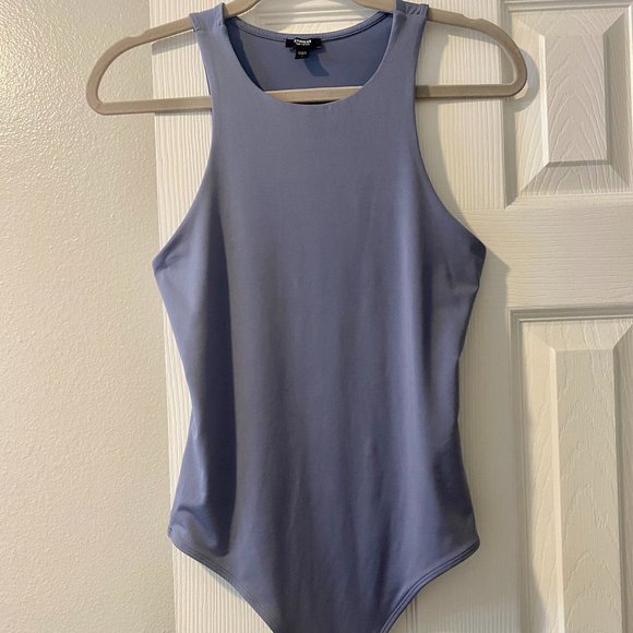 Express Tops Body Contour Compression High Neck Bodysuit Skims Dupe